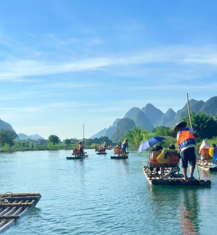 Yangshuo Bamboo Rafting