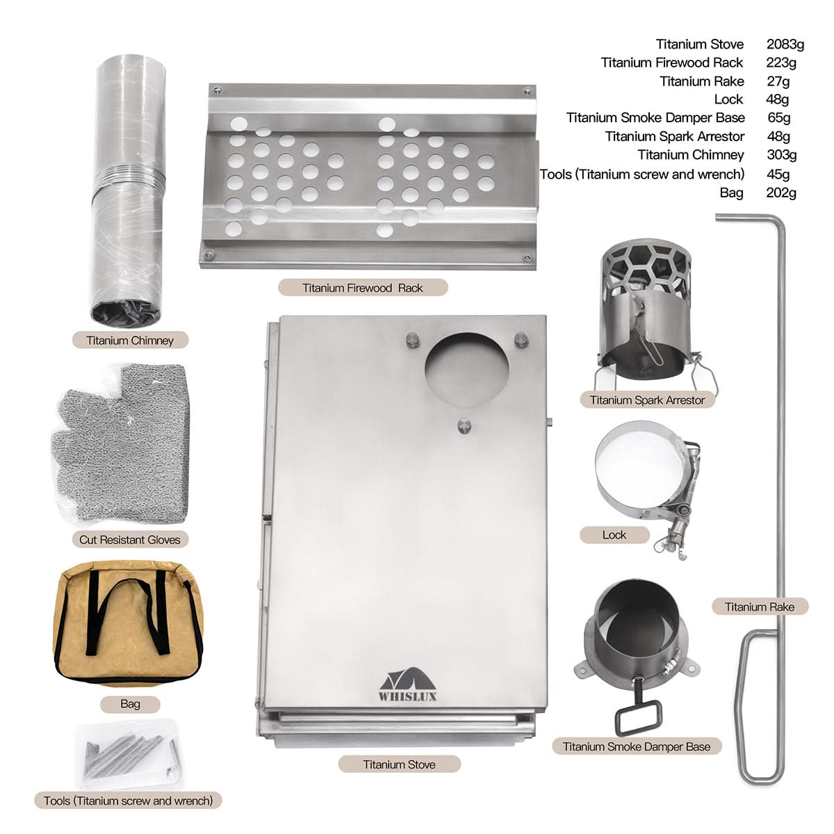 Whislux G1 Titanium Stove
