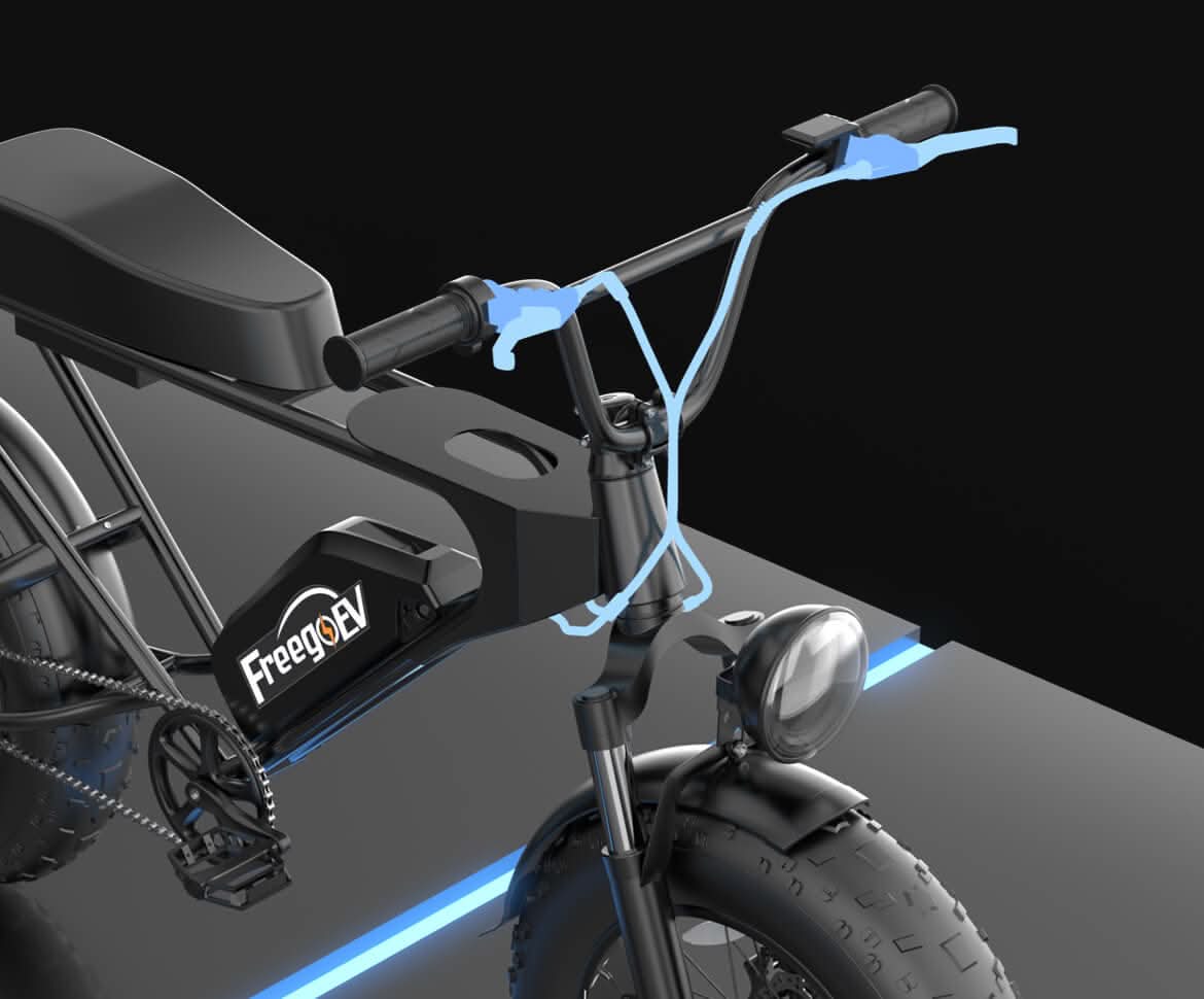 DK200 Electric Bike 1200W Motor 20Ah Battery with 20" x 4" Fat Tire