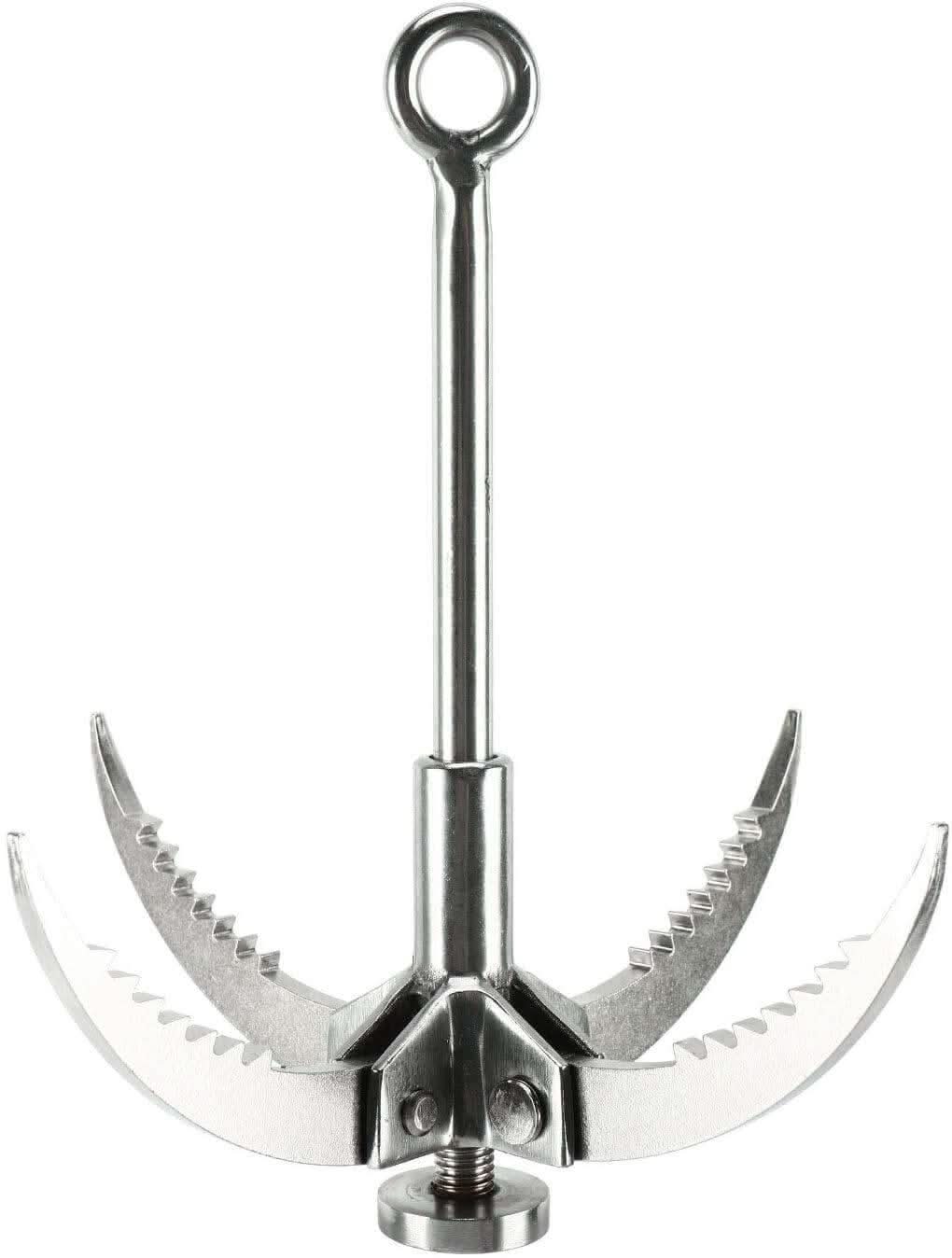 Crochets d'escalade pliables 4 griffes en acier inoxydable