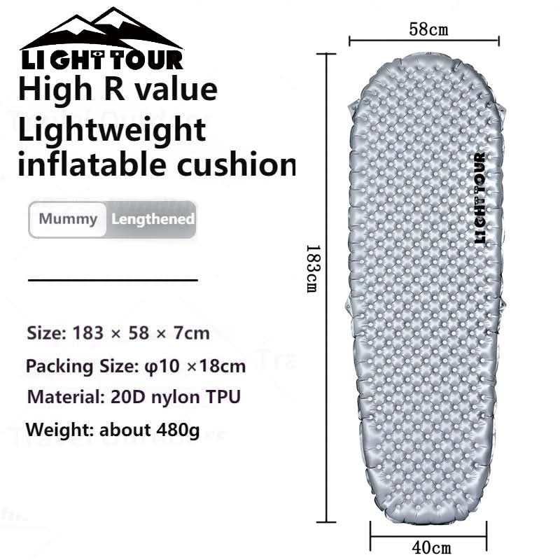 Light Tour R3.5/R5.8 Sleeping Pad 20D Nylon