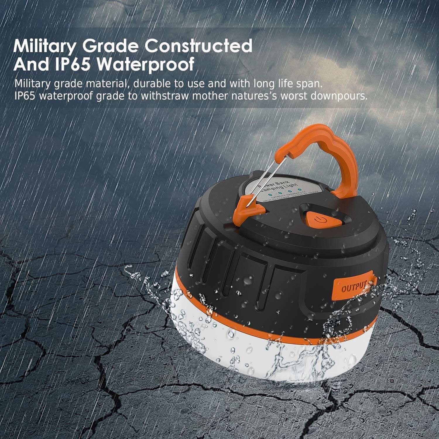 Rechargeable LED Camping Tent Light