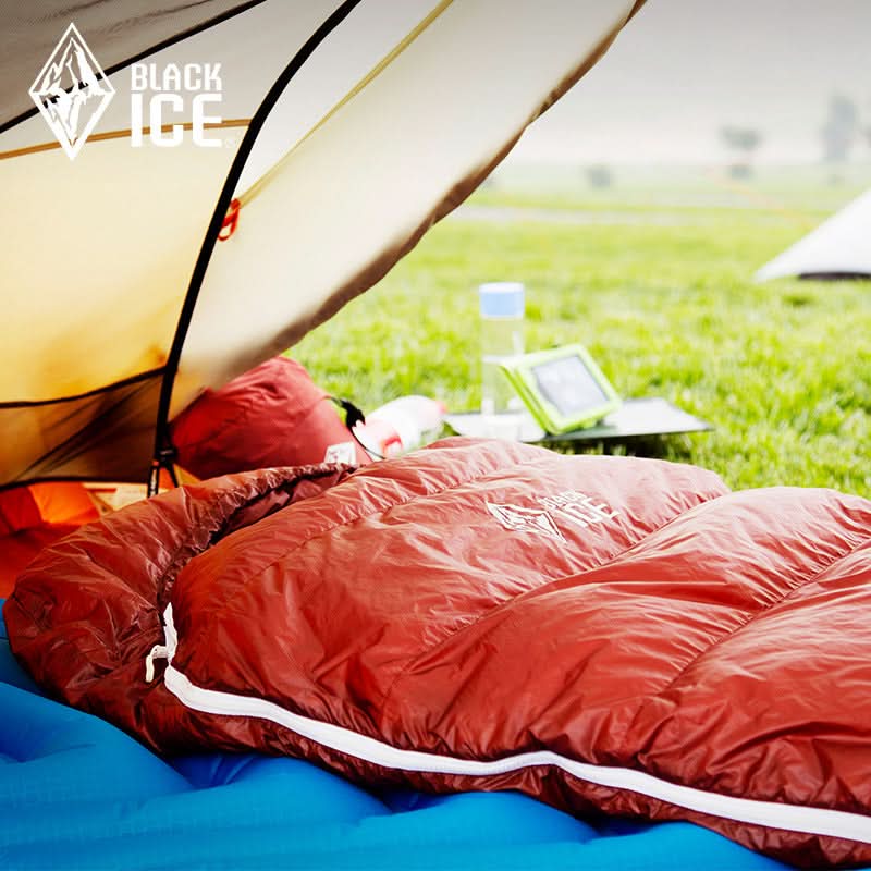 Black ice E Series Envelope Goose Down Sleeping Bag