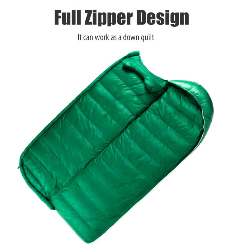 Black ice E Series Envelope Goose Down Sleeping Bag