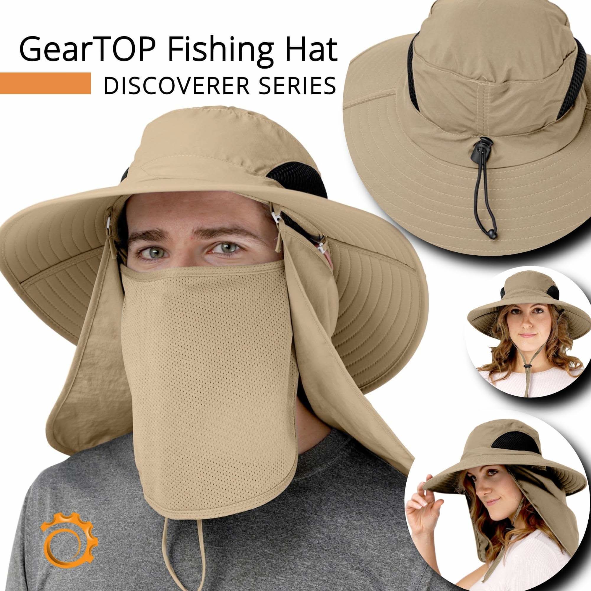 Chapeau de pêcheur, chapeaux de protection solaire d'extérieur pour hommes et femmes