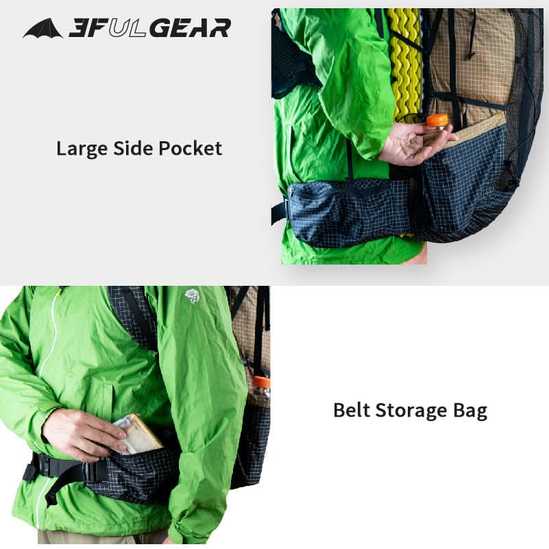 3F UL Gear QiDian Pro UL (UHMWPE)Dyneema Backpack
