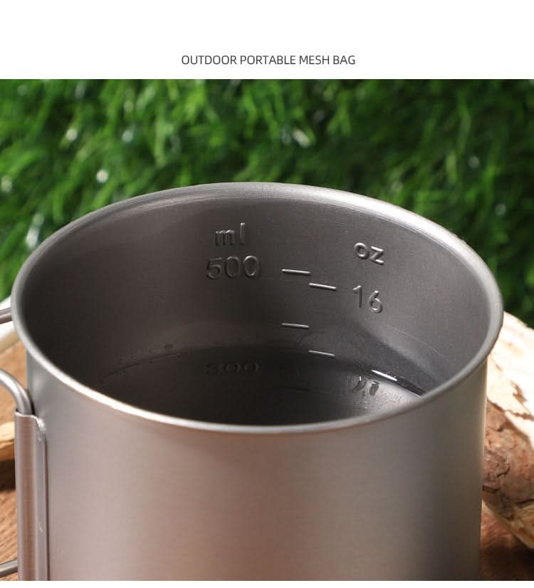 Titanium Cup with Lid