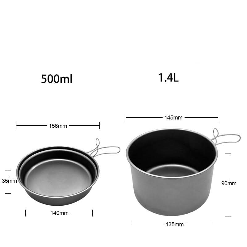 Kapila Titanium Frying Pan Set