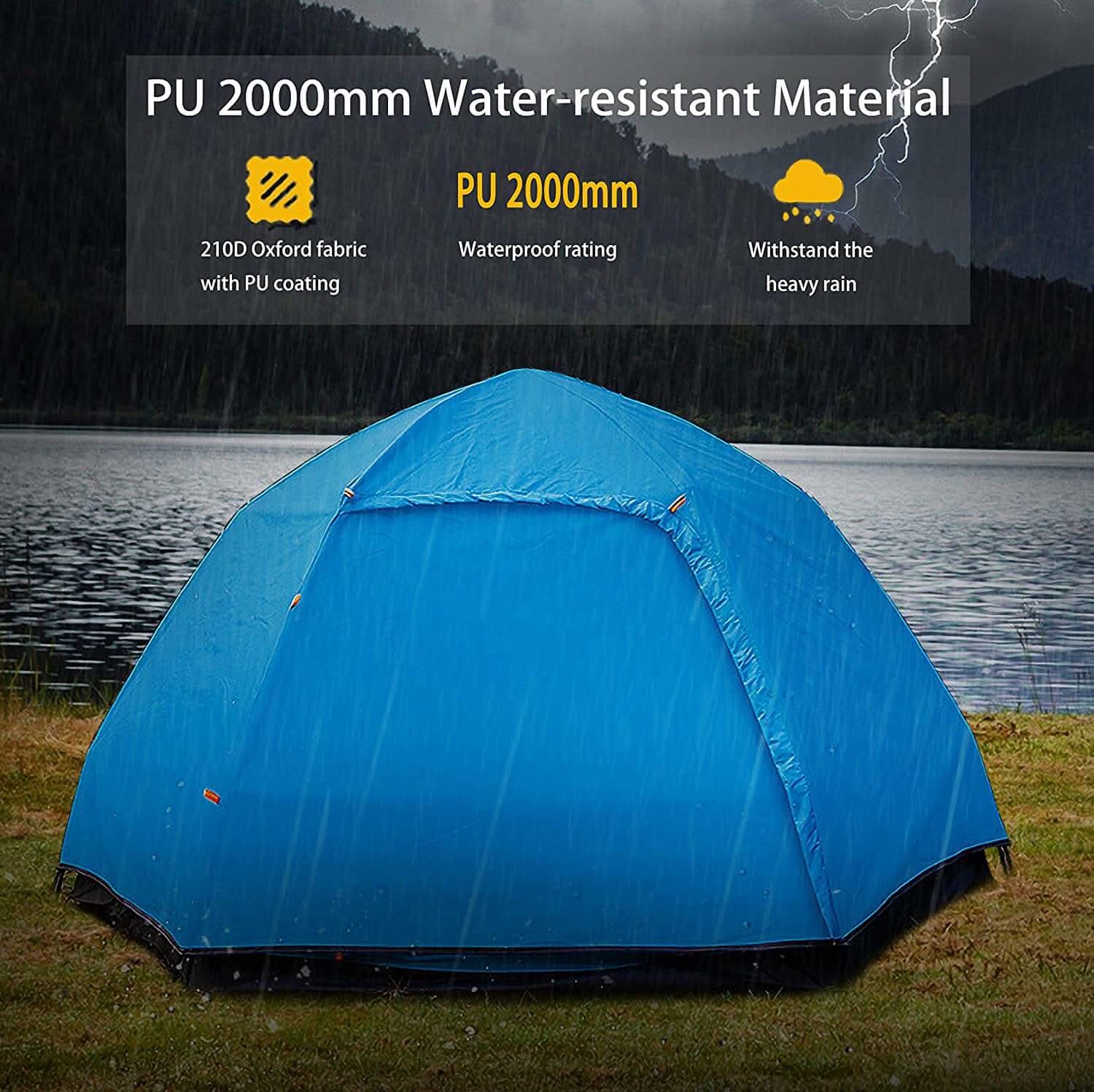 Automatic Waterproof 3-5 Person Outdoor Camping Tent