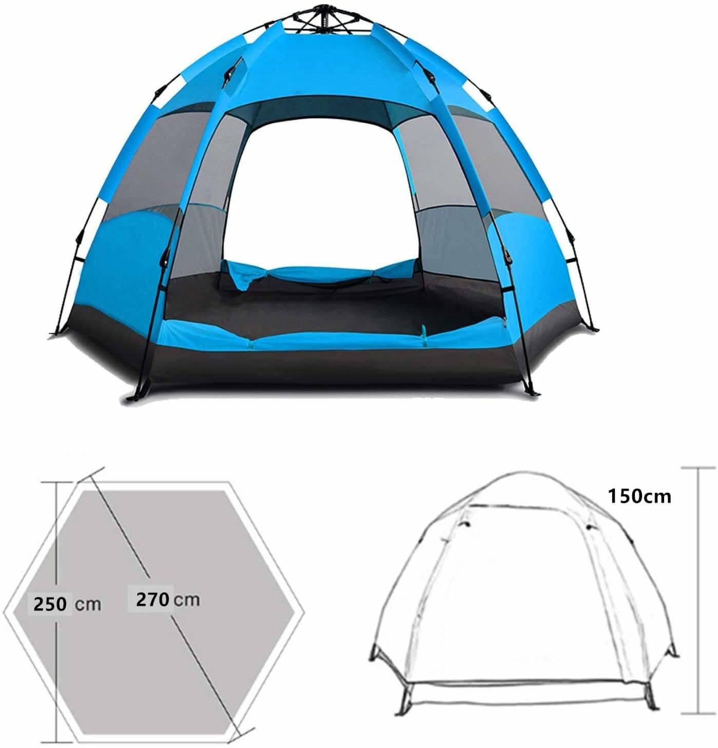 Automatic Waterproof 3-5 Person Outdoor Camping Tent