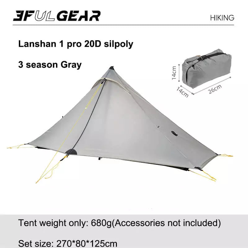 Tente 3F UL LanShan 1 pro (porte en T)