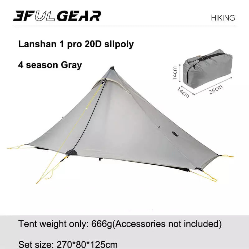 Tente 3F UL LanShan 1 pro (porte en T)