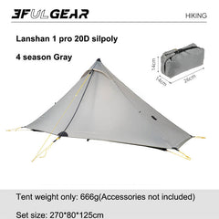 3F UL Gear Lanshan 1 pro Tent