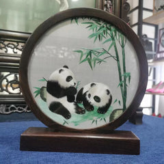 Broderie chinoise Panda