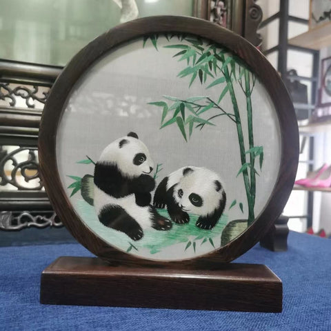 Image of Panda Chinese Embroidery