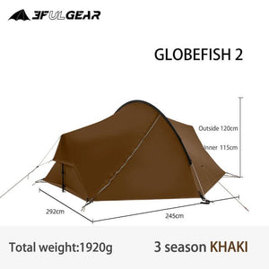 3f UL Puferfish 2 Tent