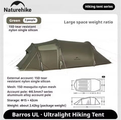 Naturehike Opalus 2/3 Tunnel UL Tent