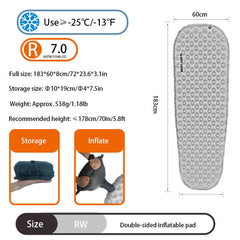Light Tour Dual Air Chamber Sleeping Pad