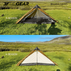 Tienda de campaña 3F UL Gear LanShan 1 (puerta en T)