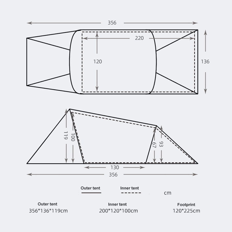 3F UL Gear Taihang 2 Tent