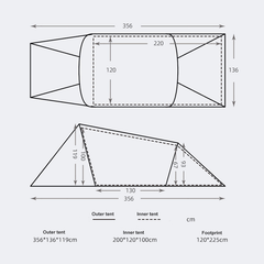 3F UL Gear Taihang 2 Tent