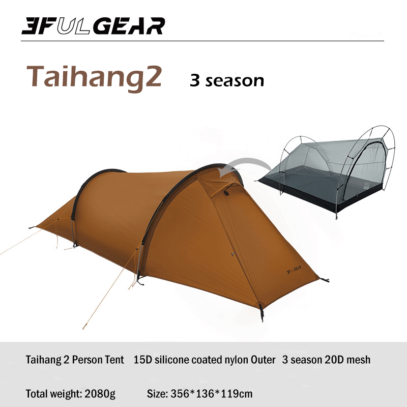 3f ul gear tai chi 2 3F UL Gear Taihang 2 Tent