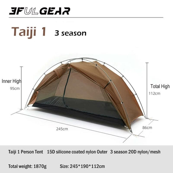 3F UL Gear Taiji 1 Tent – Camperlists