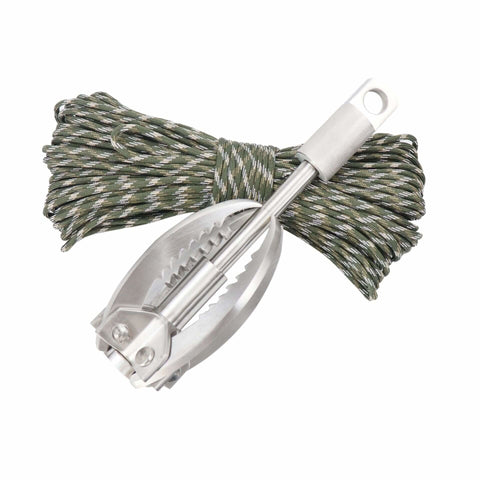 Image of 4 Claws Grappling Hook Folding Survival Claw Multifunctional Stainless Steel Hook