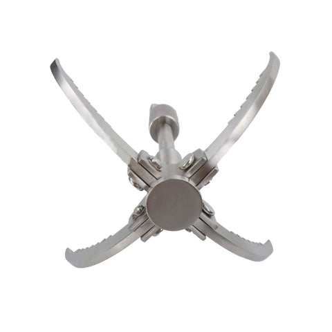 Image of 4 Claws Grappling Hook Folding Survival Claw Multifunctional Stainless Steel Hook