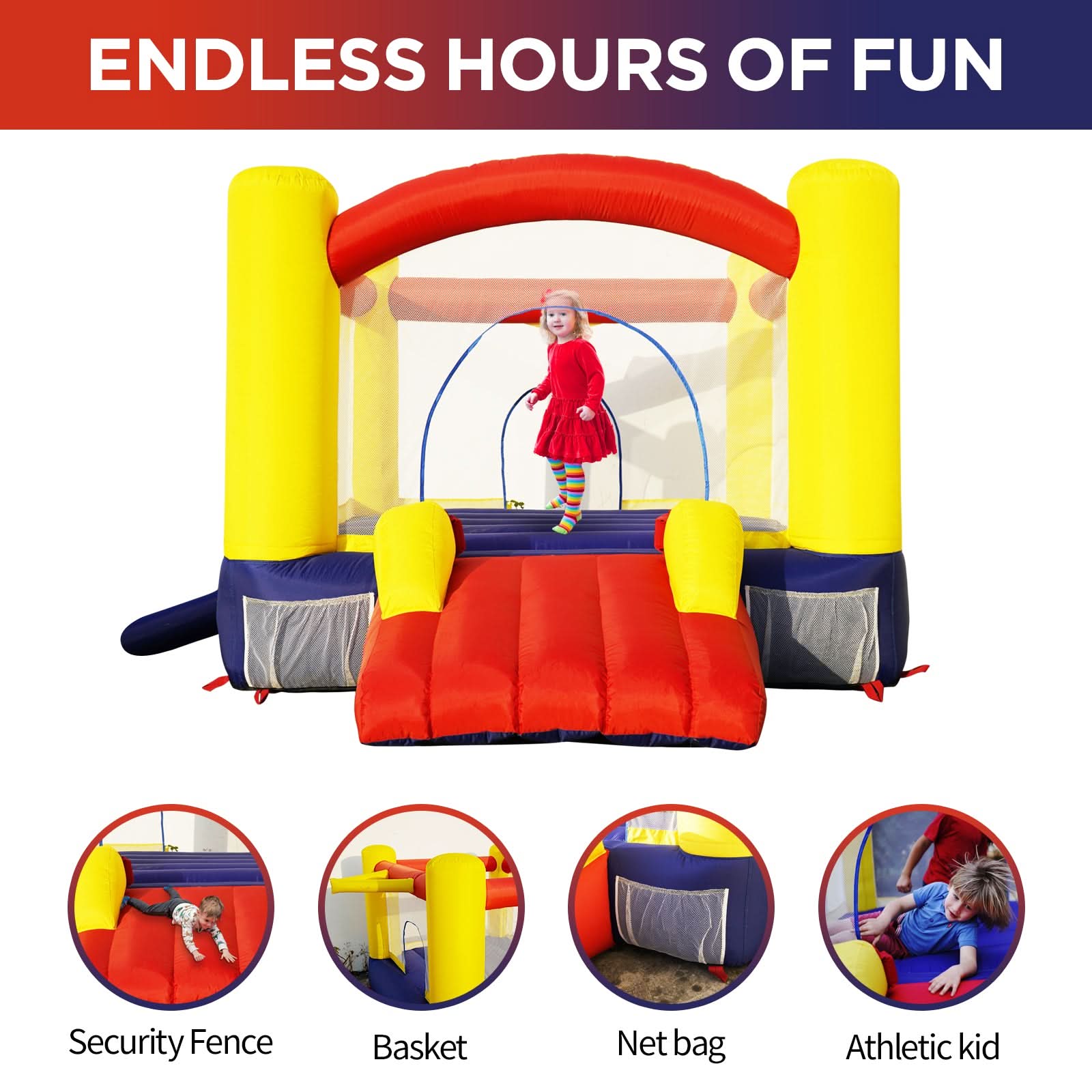 FUMILE Inflatable Bounce House (2021 New)