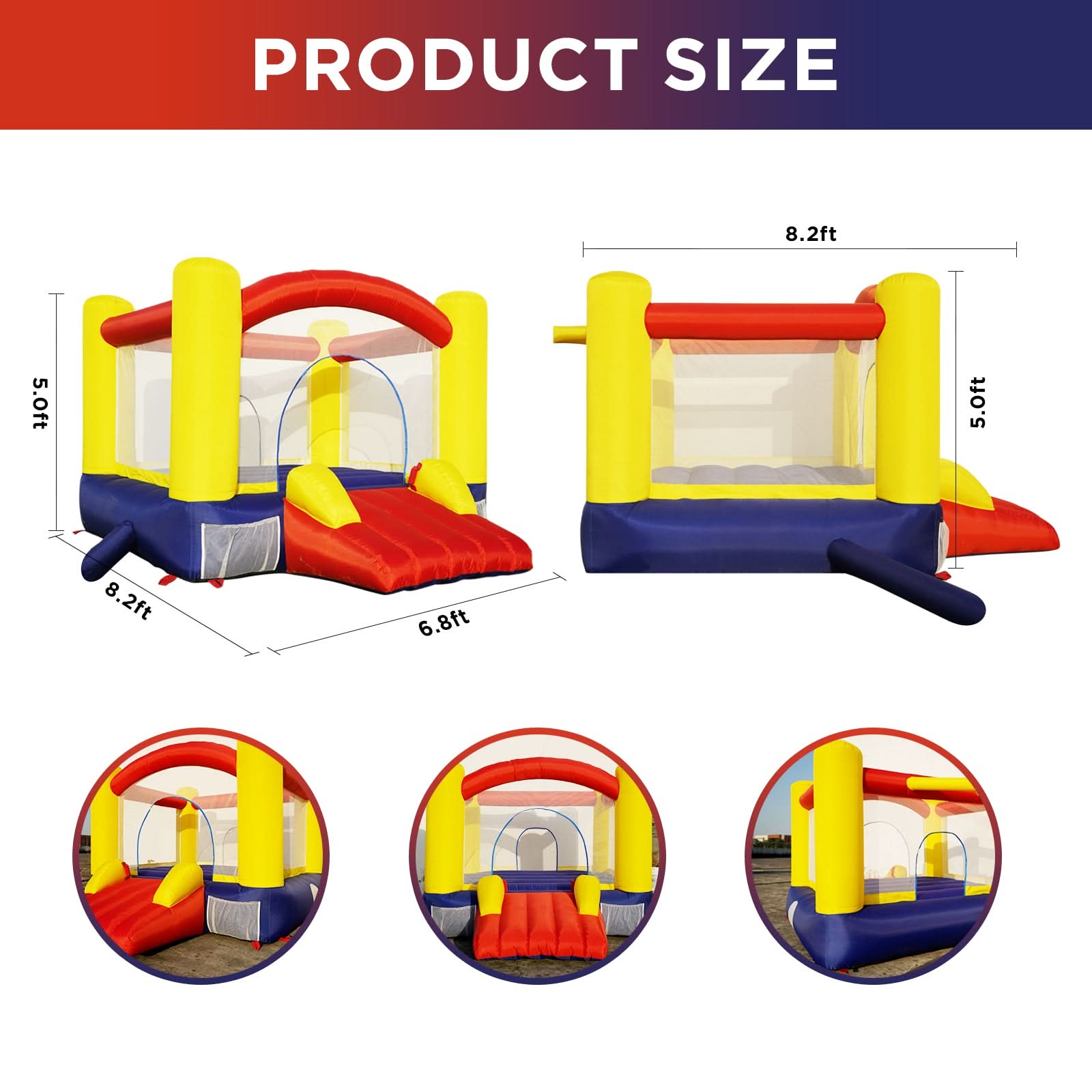 Castillo inflable FUMILE (novedad de 2021)