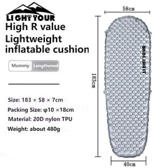 Light Tour R3.5/R5.8 Sleeping Pad 20D Nylon