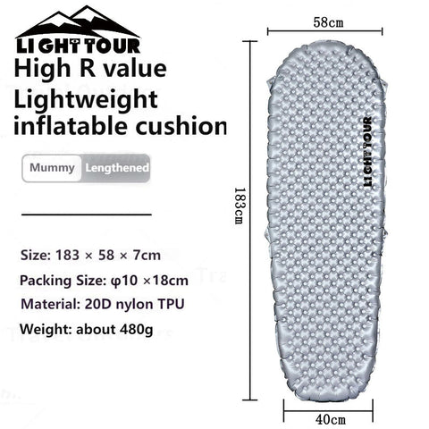 Image of Light Tour R3.5/R5.8 Sleeping Pad 20D Nylon