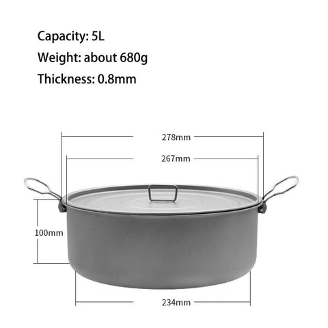 Image of Kapila Titanium 5/7L Pan