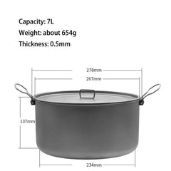 Poêle Kapila Titanium 5/7L