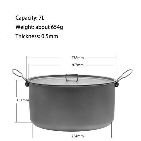 Image of Kapila Titanium 5/7L Pan