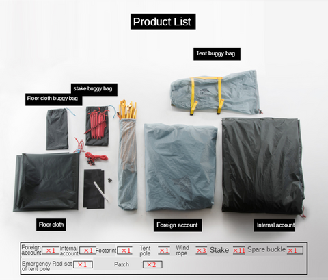 Image of 3F UL Gear ZhengTu 1 Tent