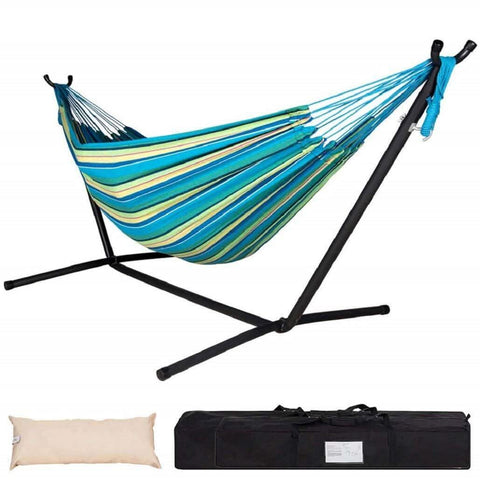 Image of Hammock Stand with 9FT Space Saving Steel Stand, 450 Pounds Capacity