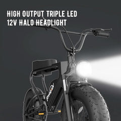 Vélo électrique DK200, moteur 1200 W, batterie 20 Ah, pneus larges 20" x 4" 
