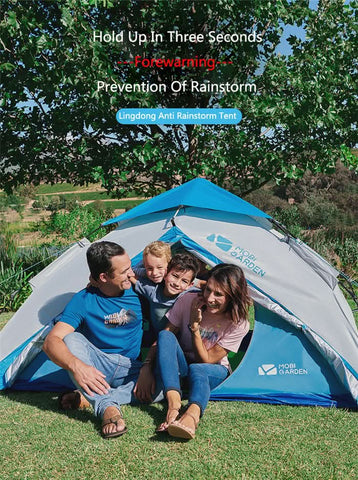 Image of Mobi Garden Lingdong Anti Rainstorm Automatic Tent