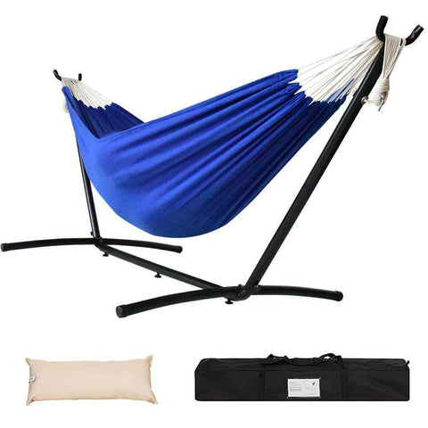 Image of Hammock Stand with 9FT Space Saving Steel Stand, 450 Pounds Capacity