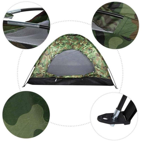 Image of Camouflage Tents 2 Person Waterproof Tent
