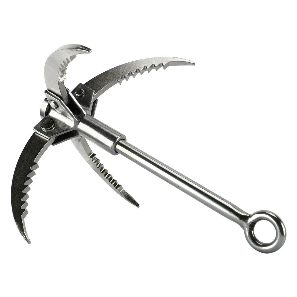 Folding Climbing Hooks 4 Claws Stainless Steel