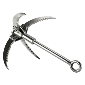 Folding Climbing Hooks 4 Claws Stainless Steel