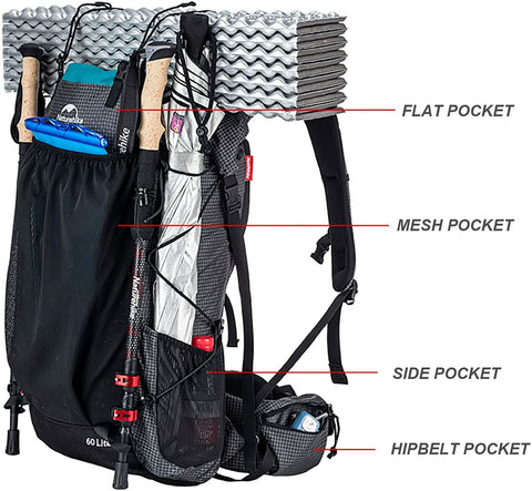 Image of Naturehike Rock Series 60L Backpack