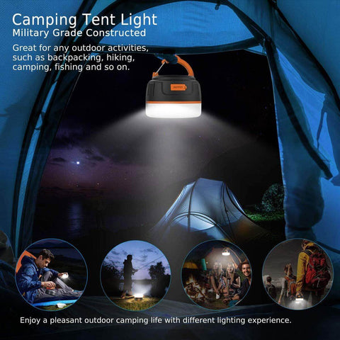 Image of Rechargeable LED Camping Tent Light
