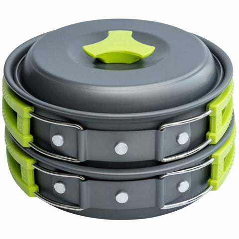Image of Camping Cookware Mess Kit -Pots and Pans Set DS200