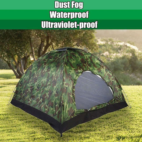 Image of Camouflage Tents 2 Person Waterproof Tent