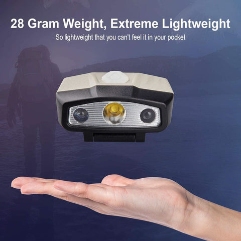 Image of Sunrei H120 Pro Hat Clip Headlamp with Battery Case