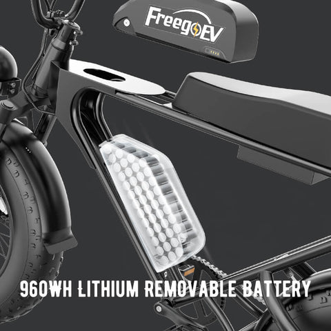 Image of DK200 Electric Bike 1200W Motor 20Ah Battery with 20" x 4" Fat Tire